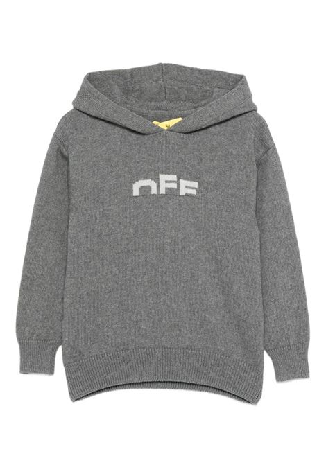 Pull con logo OFF WHITE KIDS | OBHU001F25KNI0010705